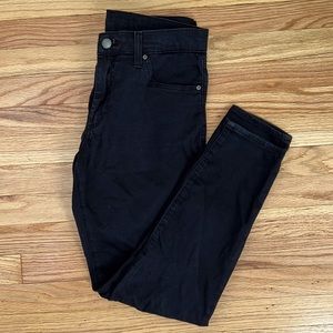 Top Shop black cropped jeans